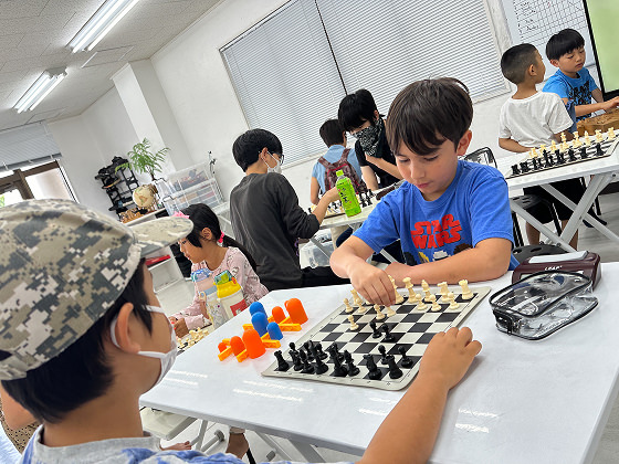 チェスクラブの様子